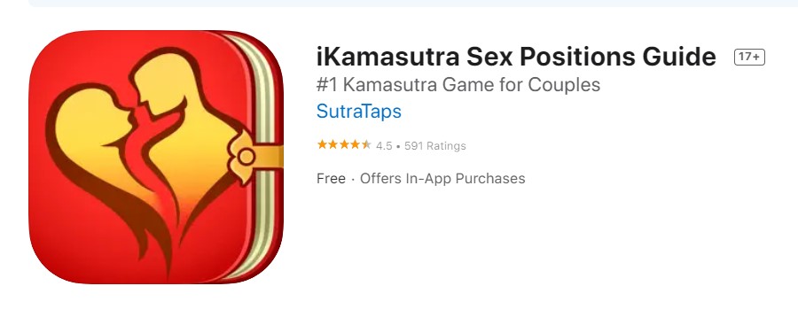 aplikasi kemesraan terbaik iKamasutra